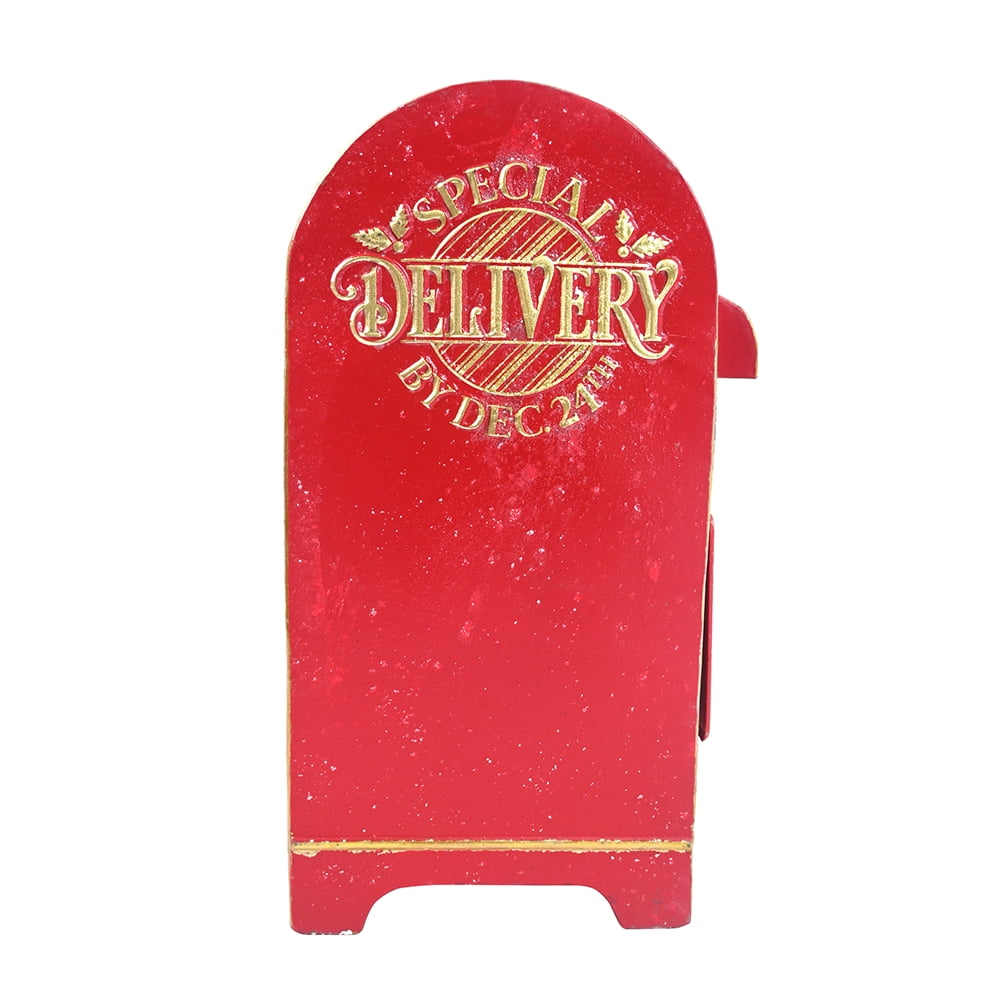 Christmas Mailbox Decoration Santa's Mailbox Letters To Santa Xmas Ornament Tabletop Christmas Decoration