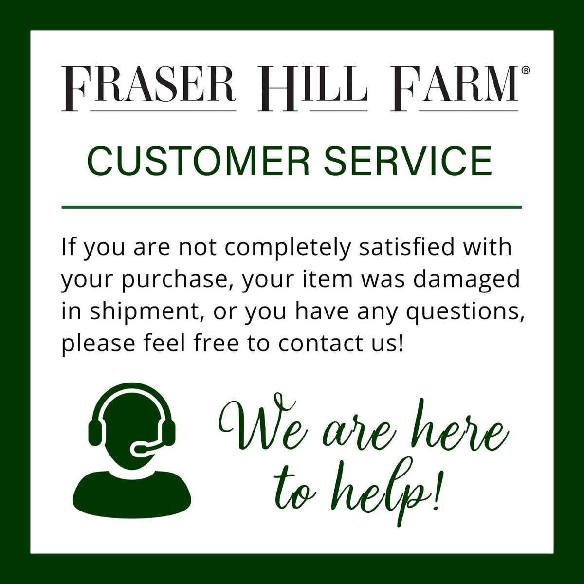 Fraser Hill Farm Woodside Pine 7.5 ft Christmas Tree, FFWS075-0GR