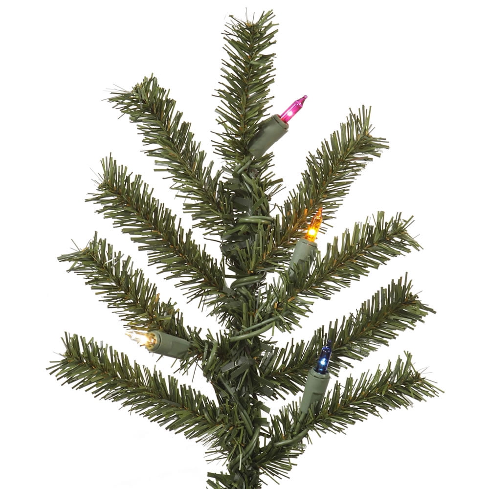 Vickerman 8' Natural Alpine Artificial Christmas Tree, Unlit - Faux Christmas Tree - Seasonal Indoor Home Decor