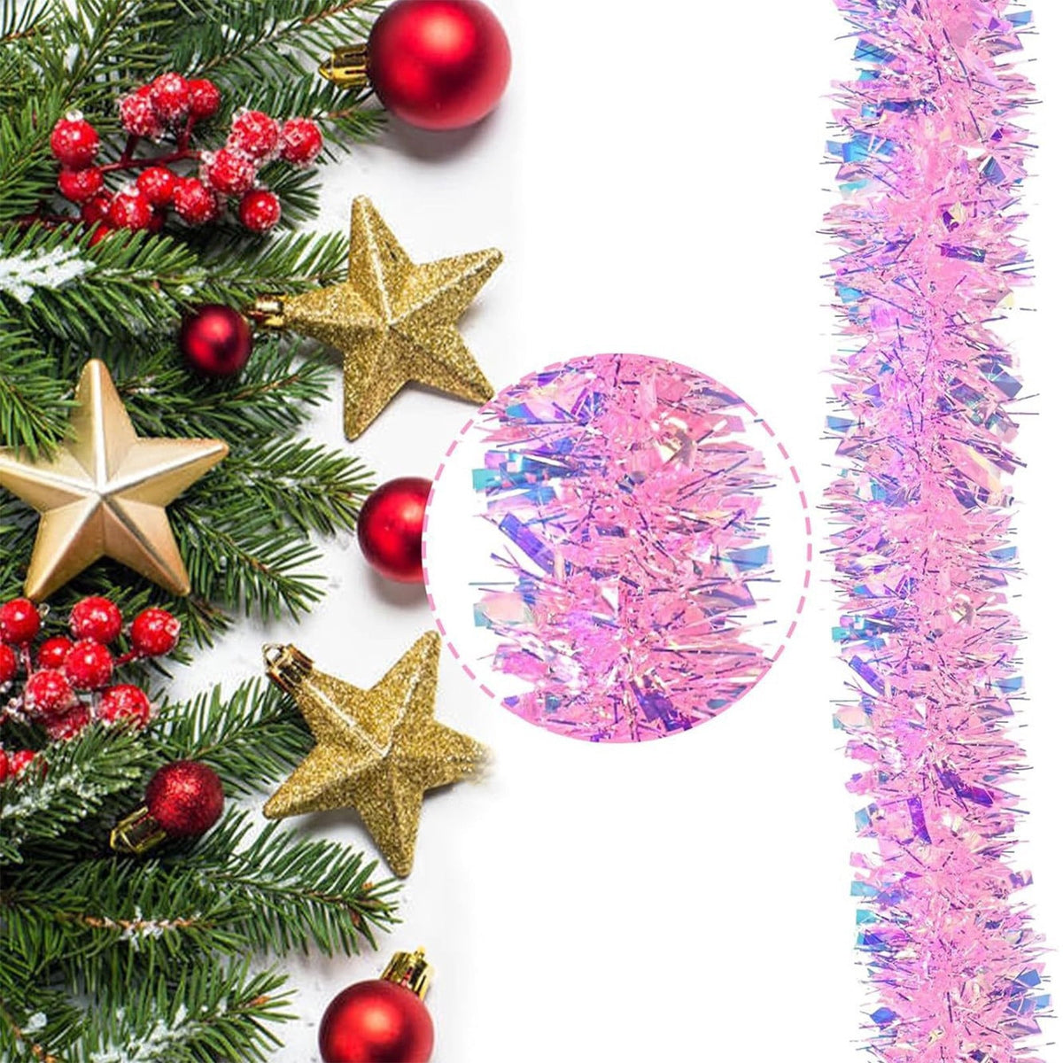 Faux Pre-Lit Cross Shaped Christmas Tree Cross, Exquisite Christmas Decorations (6FT-3 socks)