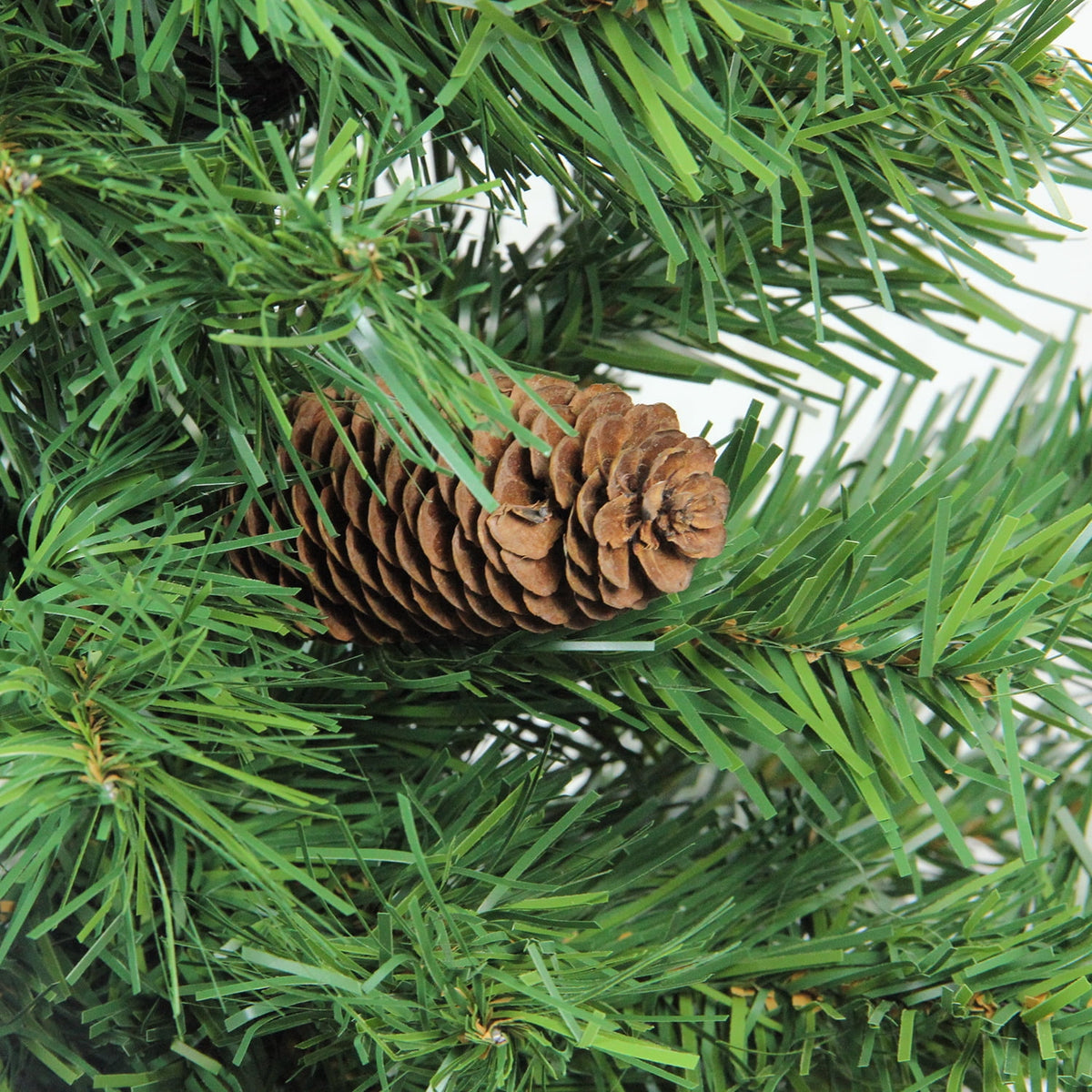 Northlight 6.5' Full Dakota Red Pine with Pine Cones Artificial Christmas Tree - Unlit