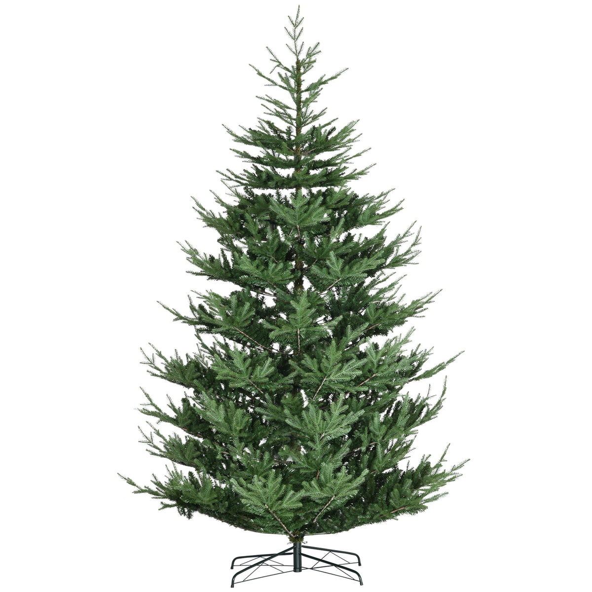 HOMCOM Artificial Christmas Tree Holiday Xmas Tree with Pine Shape