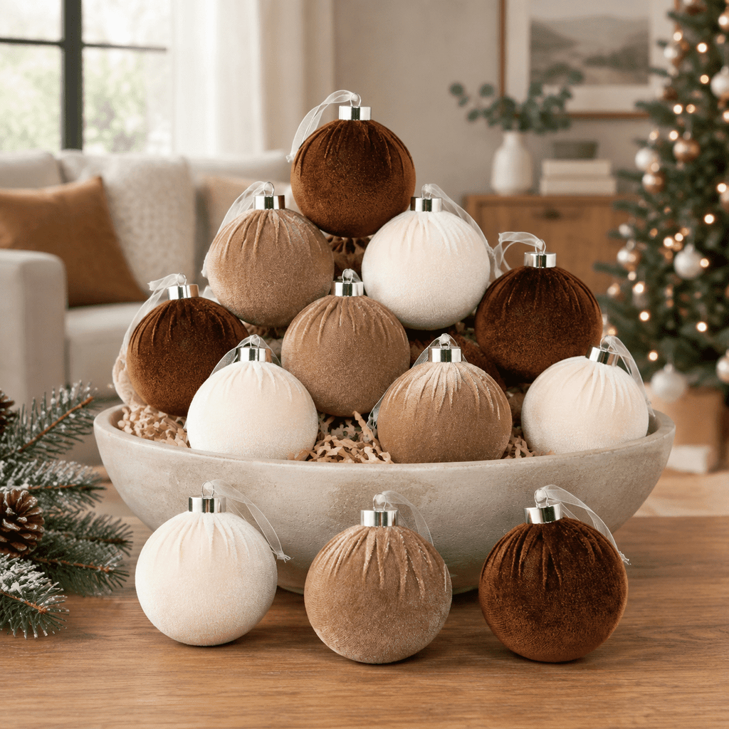 Christmas Ornaments Balls For Tree - 15pink & Teal Shatterproof Xmas Decorations Multicolor Beige 80mm 3.15inch