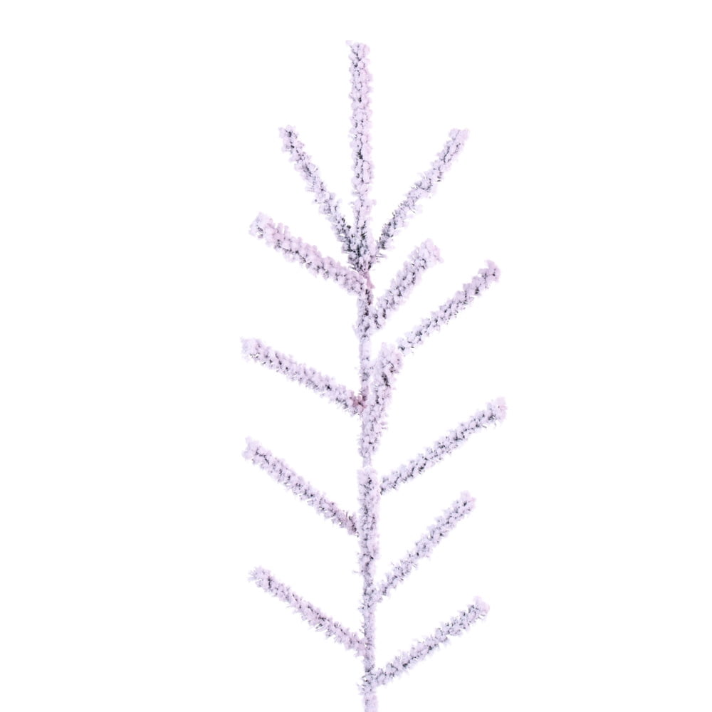 Vickerman 6.5' x 58" Flocked Pistol Pine Artificial Unlit Christmas Tree.