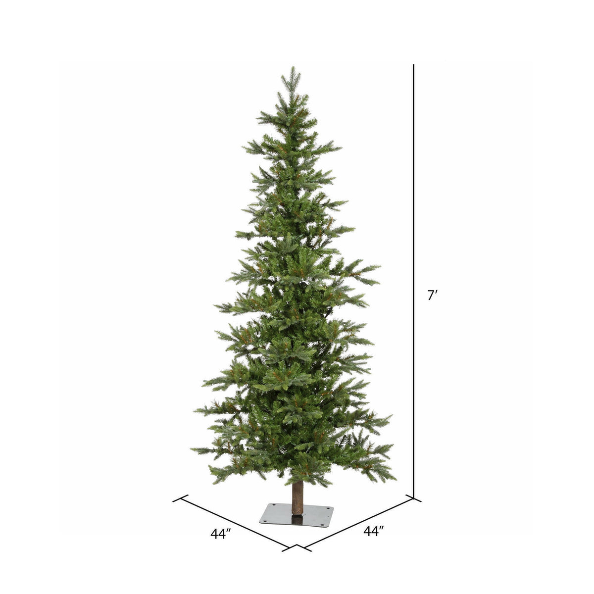 Vickerman 7' Shawnee Fir Artificial Christmas Tree, Unlit