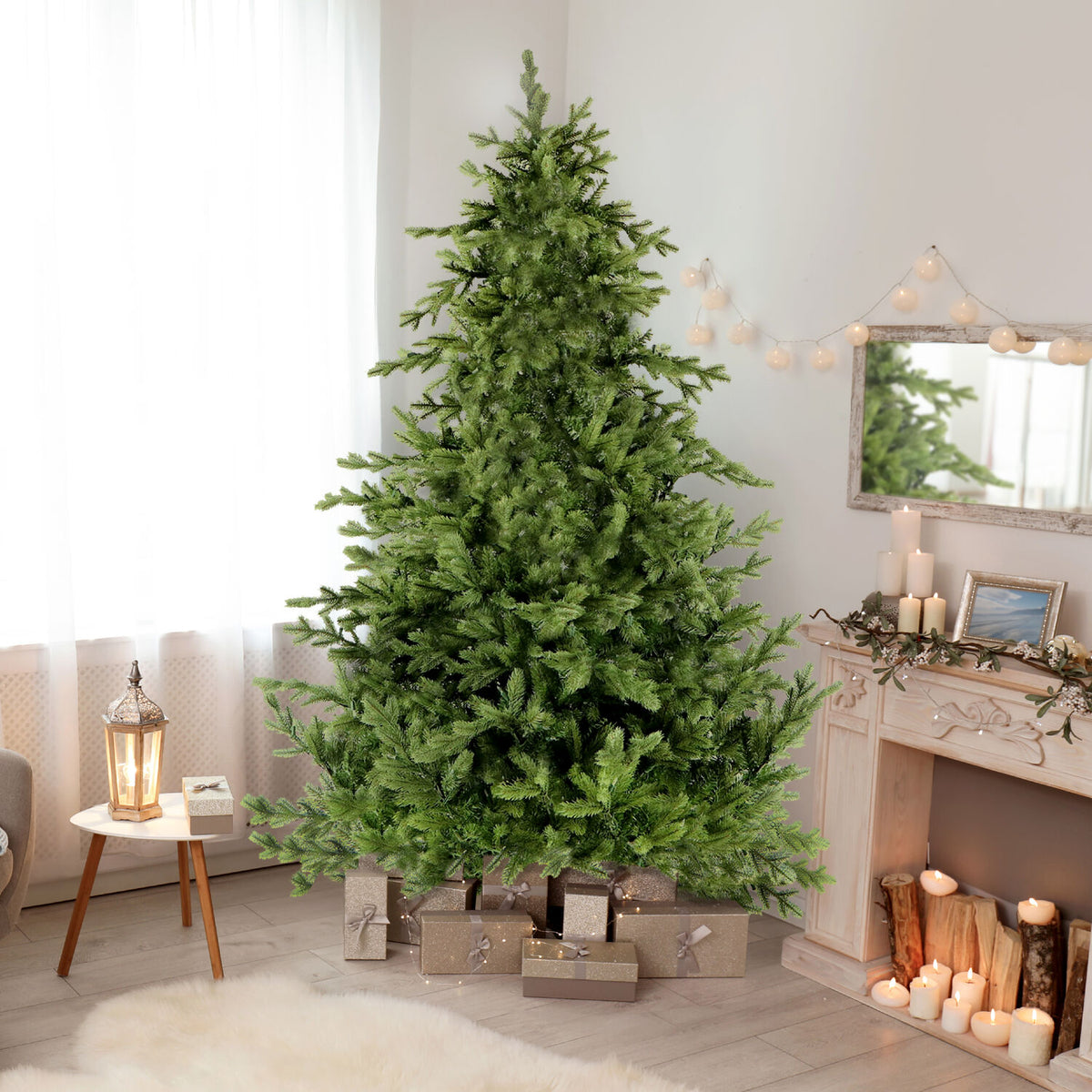 Fraser Hill Farm Woodside Pine 7.5 ft Christmas Tree, FFWS075-0GR