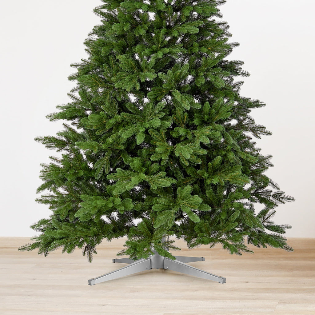 Home Heritage Metal Rotating Christmas Tree Stand for Trees Up to 7.5 ft