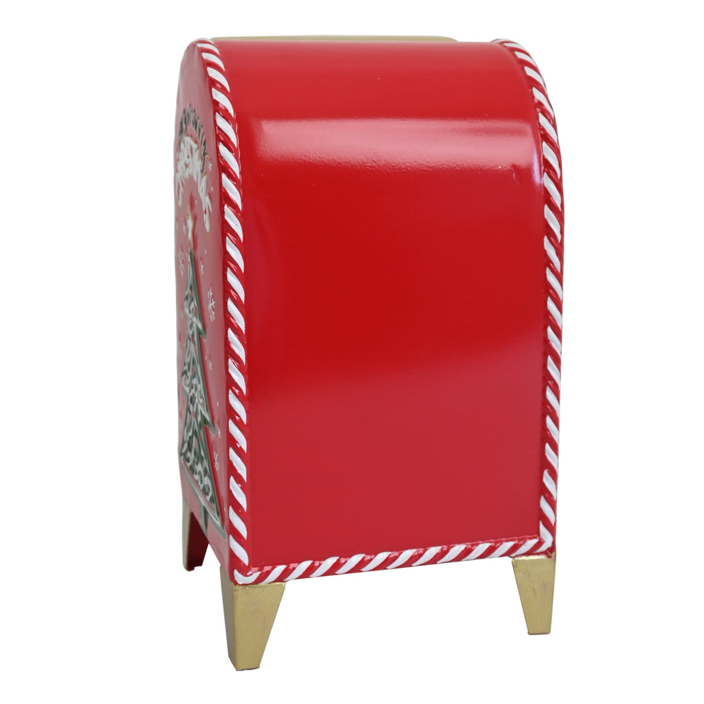 Christmas Mailbox Decoration Santa's Mailbox Letters To Santa Xmas Ornament Tabletop Christmas Decoration