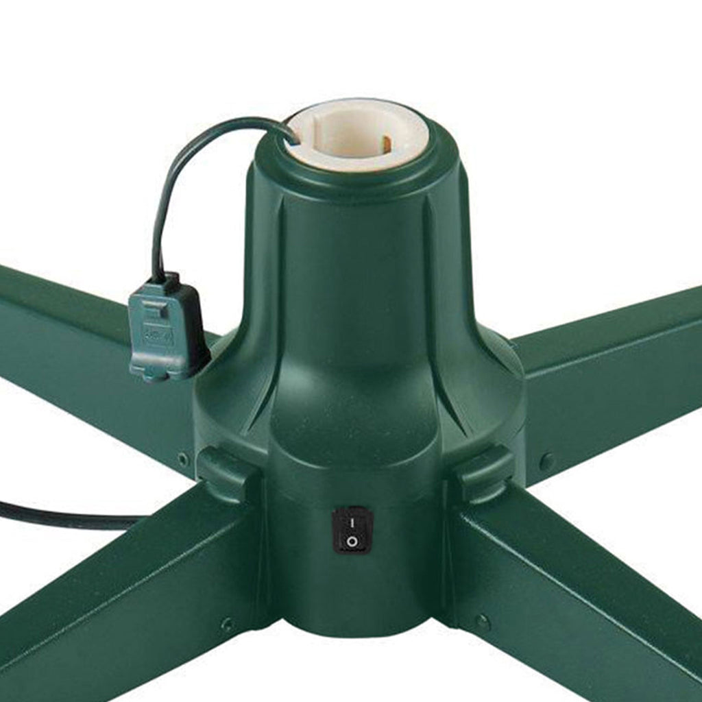 Home Heritage Metal Rotating Christmas Tree Stand for Trees Up to 7.5 ft