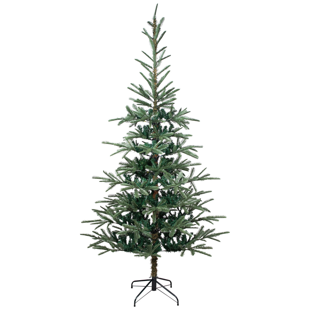 Northlight Real Touch™️ Slim Nordmann Fir Layered Artificial Christmas Tree - 6.5' - Unlit