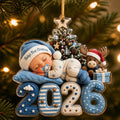 Baby First Christmas Ornament 2026 Moose Tree Keepsake