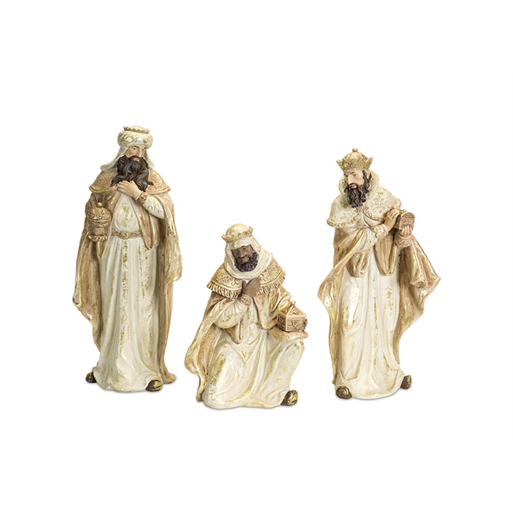 Christmas Decor Wisemen (Set Of 3) 13"H - 19"H Resin
