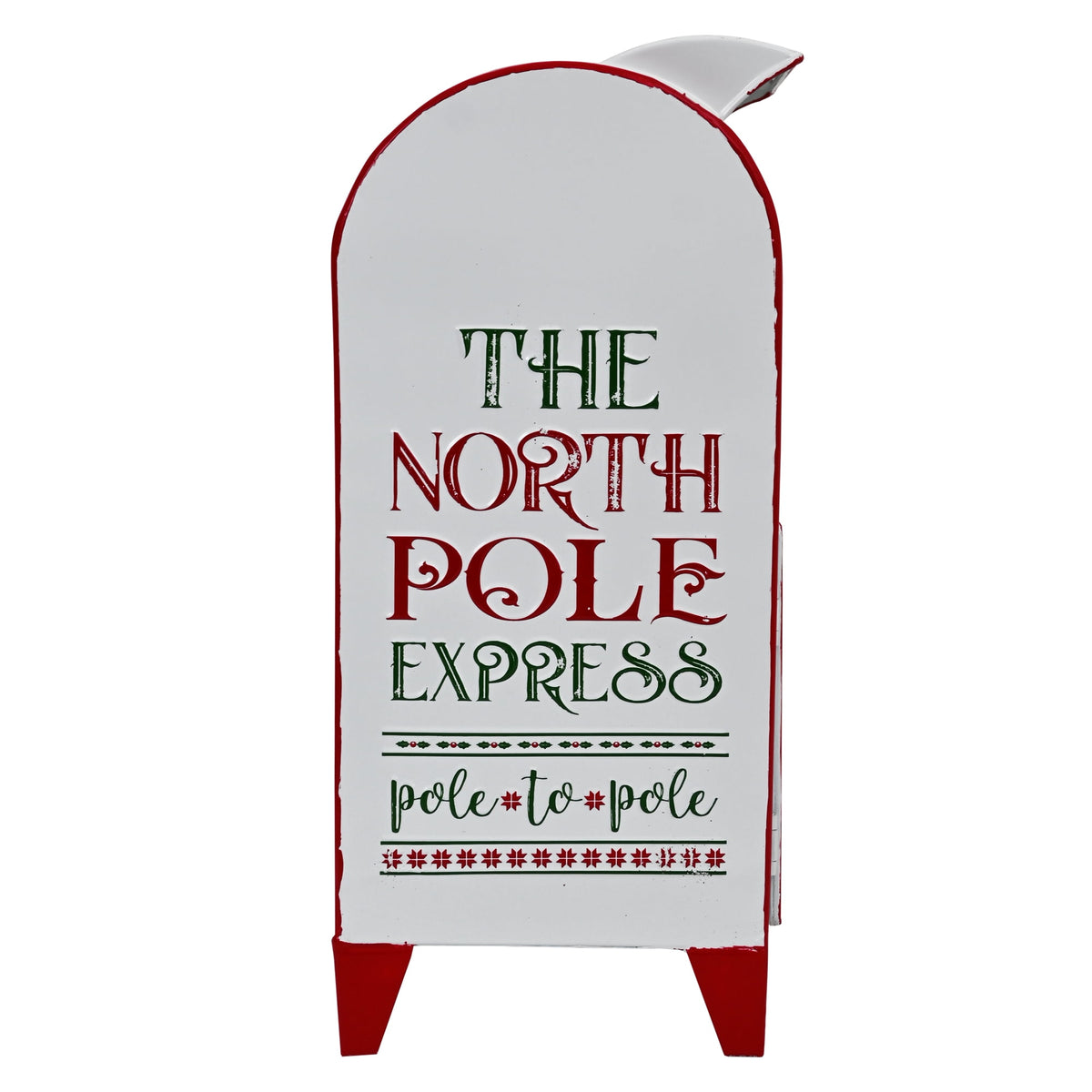Christmas Mailbox Decoration Santa's Mailbox Letters To Santa Xmas Ornament Tabletop Christmas Decoration