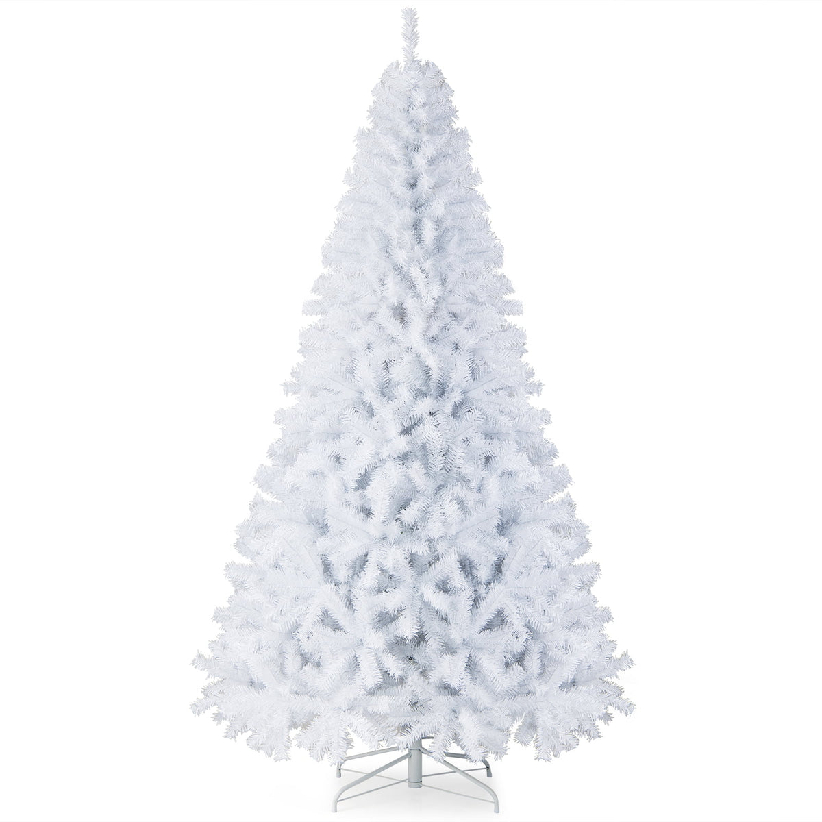 Costway 9Ft Hinged Artificial Christmas Tree Pine Tree 2132 Tips Metal