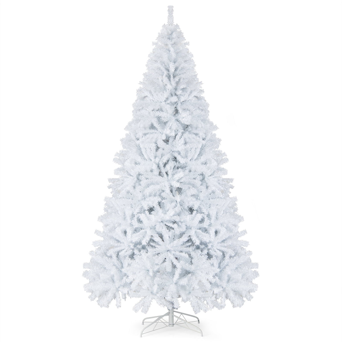 Costway 9Ft Hinged Artificial Christmas Tree Pine Tree 2132 Tips Metal