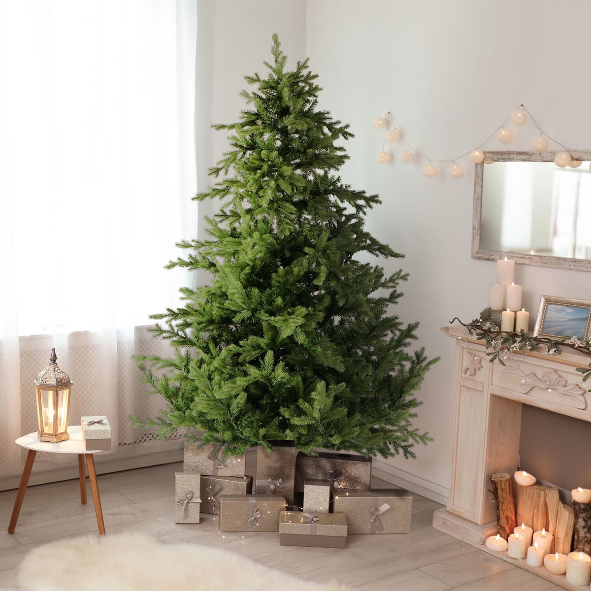 Fraser Hill Farm 6.5-Ft. Foxtail Pine Christmas Tree, FFFX065-0GR