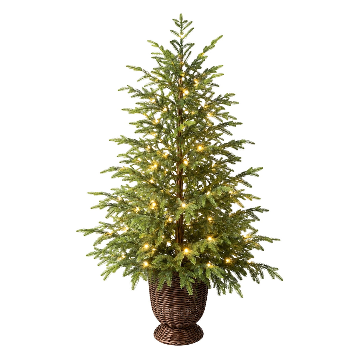 Faux Pre-Lit Cross Shaped Christmas Tree Cross, Exquisite Christmas Decorations (6FT-3 socks)