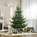 HOMCOM Artificial Christmas Tree Holiday Xmas Tree with Pine Shape