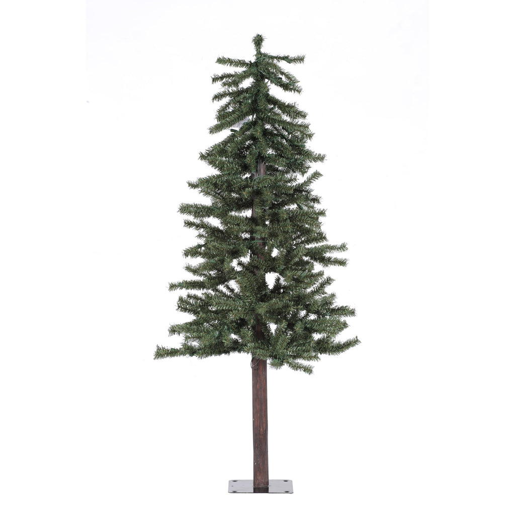 Vickerman 5' Natural Alpine Artificial Christmas Tree, Unlit - Faux Christmas Tree - Seasonal Indoor Home Decor