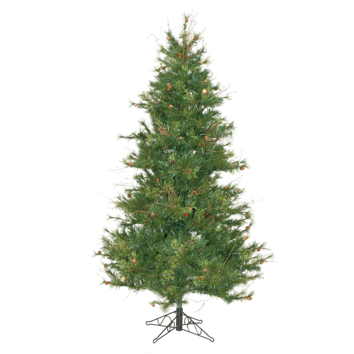 Vickerman 6.5' Mixed Country Pine Slim Artificial Christmas Tree, Unlit