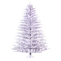 Vickerman 6.5' x 58" Flocked Pistol Pine Artificial Unlit Christmas Tree.