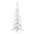 Vickerman 7.5' x 34" Flocked Kuna Pine Artificial Christmas Tree, Unlit