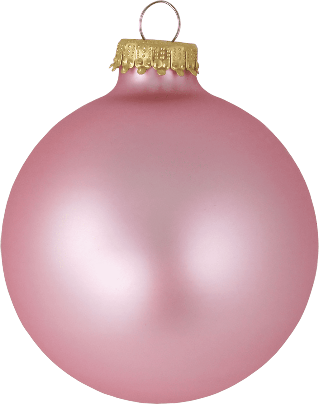 Christmas By Krebs 2 5/8" (67mm) Seamless Glass Ornament [8 Pieces], Decorated Designer Heirloom (Classic White Velvet)