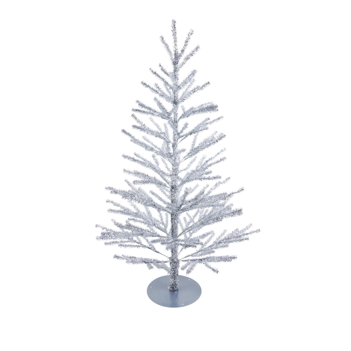 Christmas Decorations Tree, Pre-Lit Green Cypress Artificial Christmas Tree with 100 Warm White LED Lights, Fire Retardant, Easy Setup with Metal Stand, Ideal for Home, Office or Party Decor, 4FT