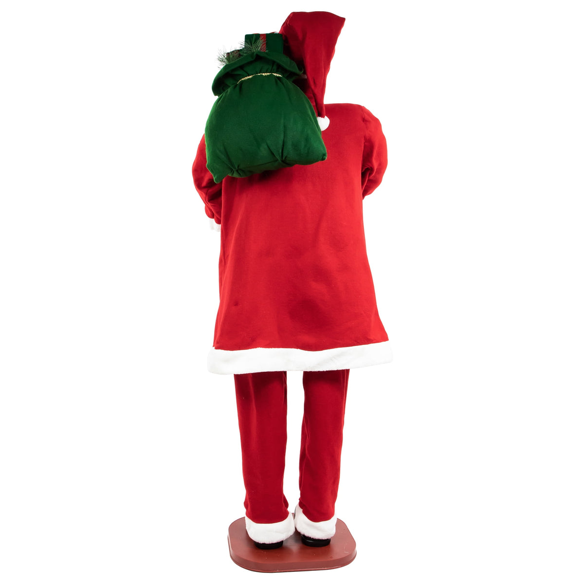Northlight 72" Country Santa Claus Standing Christmas Figure