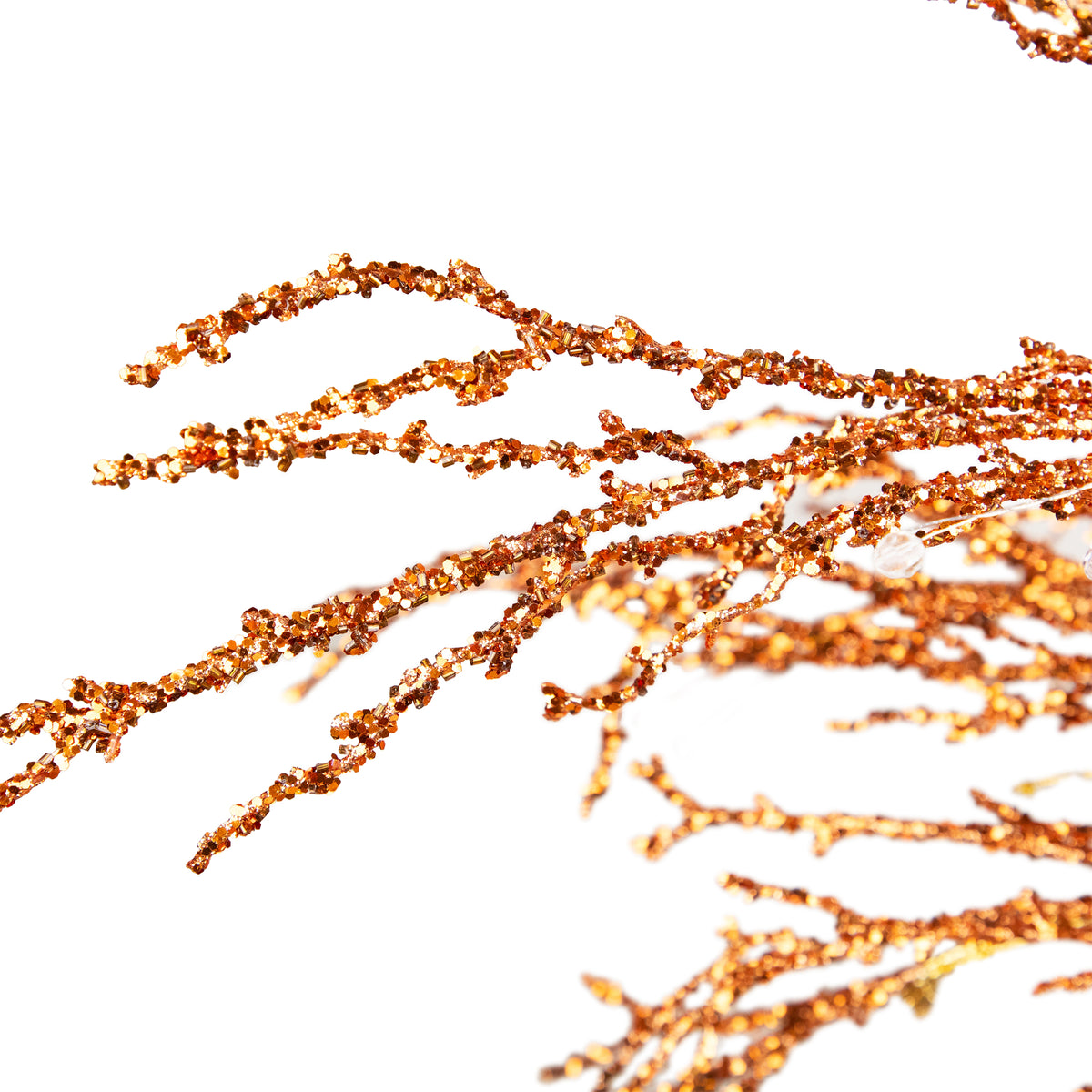 3.8' Potted Crystallized Glitter Full Artificial Christmas Tree - Unlit