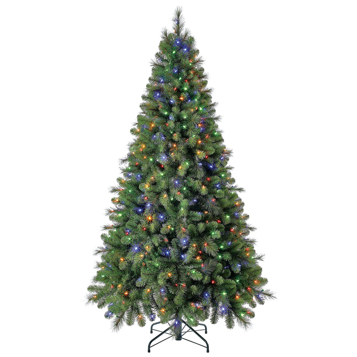 Home Heritage Metal Rotating Christmas Tree Stand for Trees Up to 7.5 ft