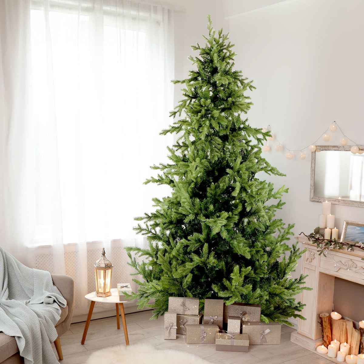 Fraser Hill Farm 6.5-Ft. Foxtail Pine Christmas Tree, FFFX065-0GR