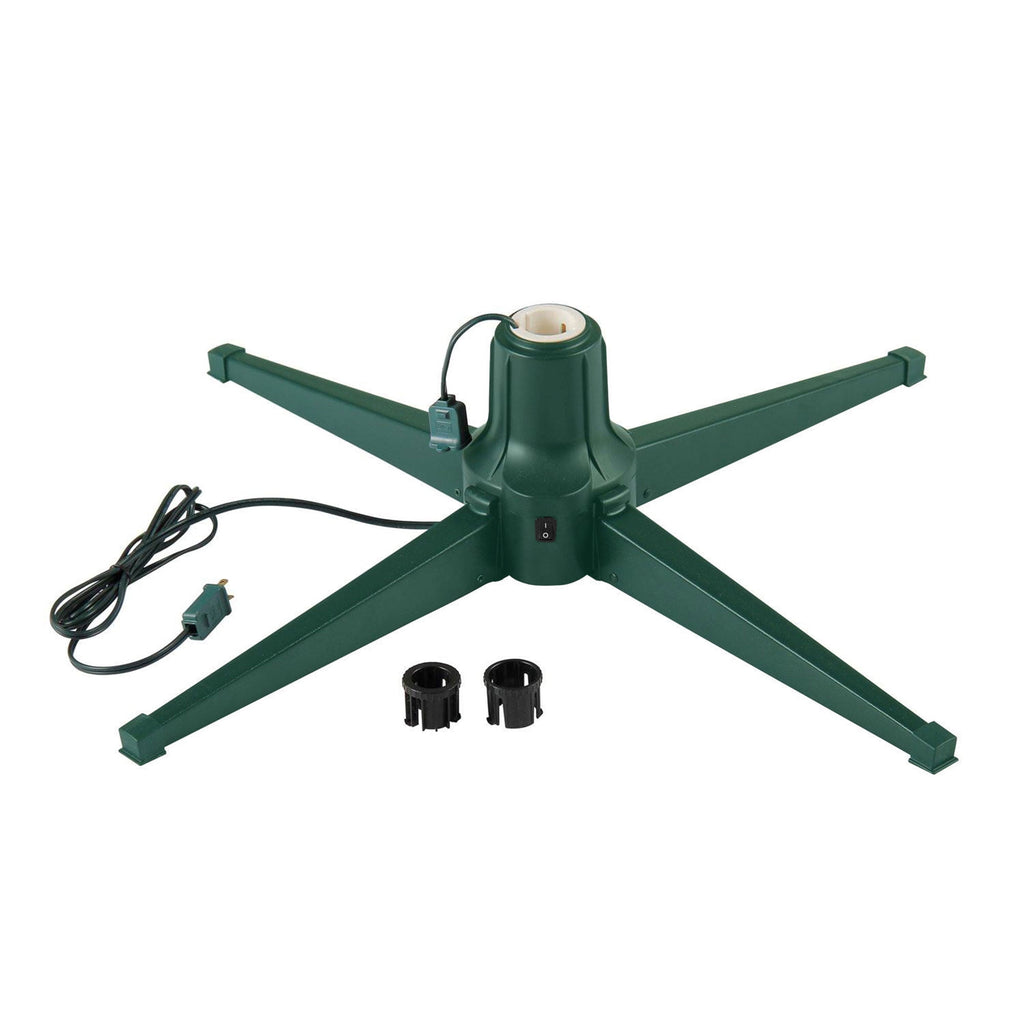 Home Heritage Metal Rotating Christmas Tree Stand for Trees Up to 7.5 ft