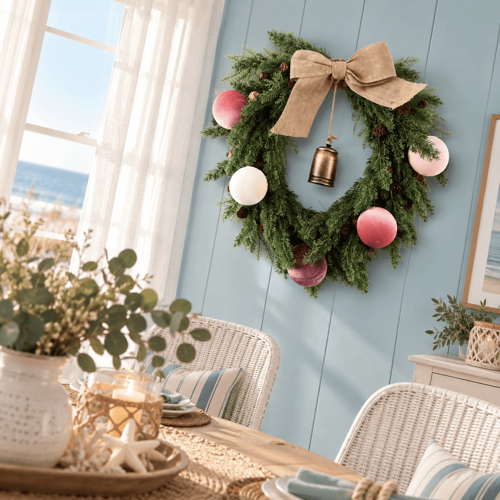 Christmas Ornaments Balls For Tree - 15pink & Teal Shatterproof Xmas Decorations Multicolor Beige 80mm 3.15inch